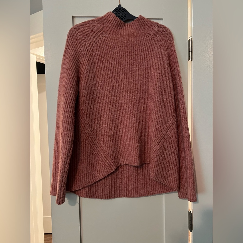 Madewell Women's Cowl Neck Sweater - Dusty Rose